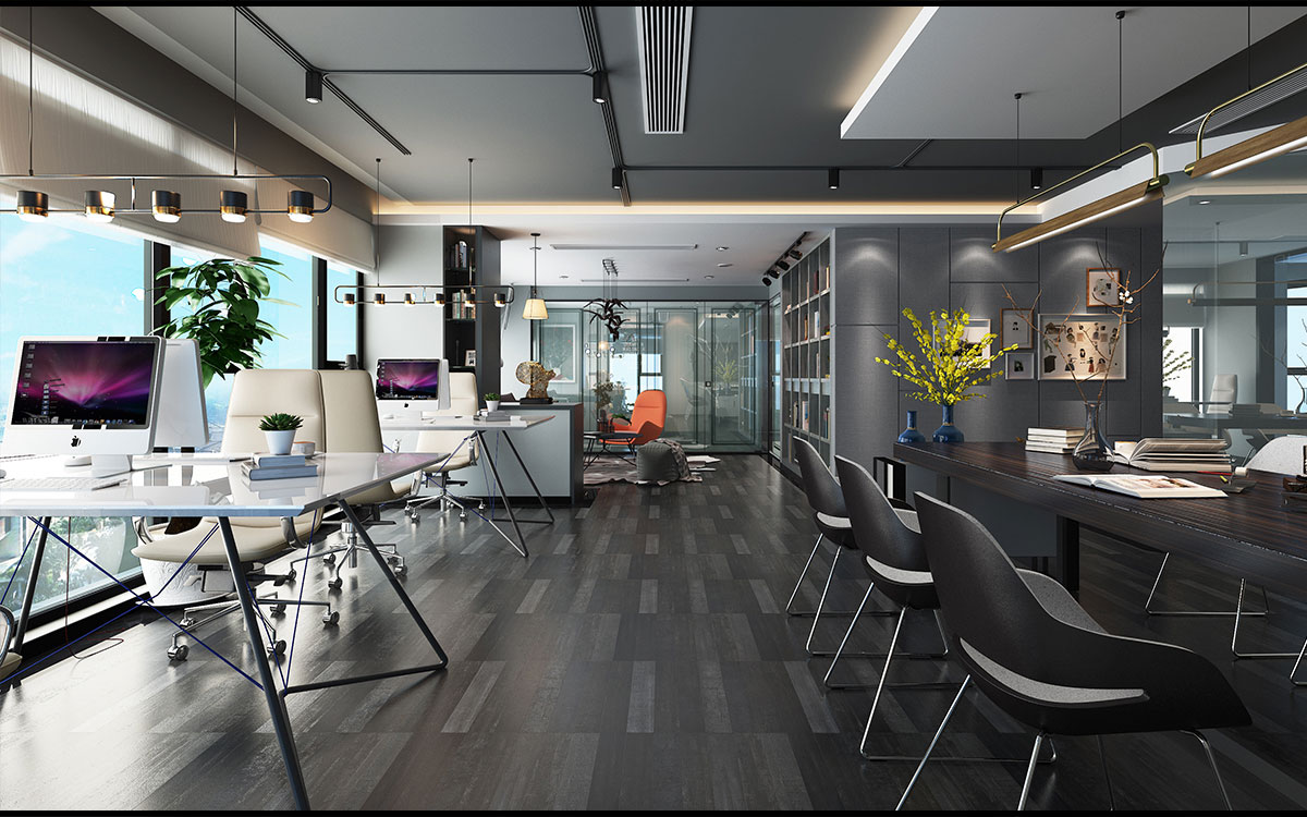 210平米中牟办公室装修设计效果图