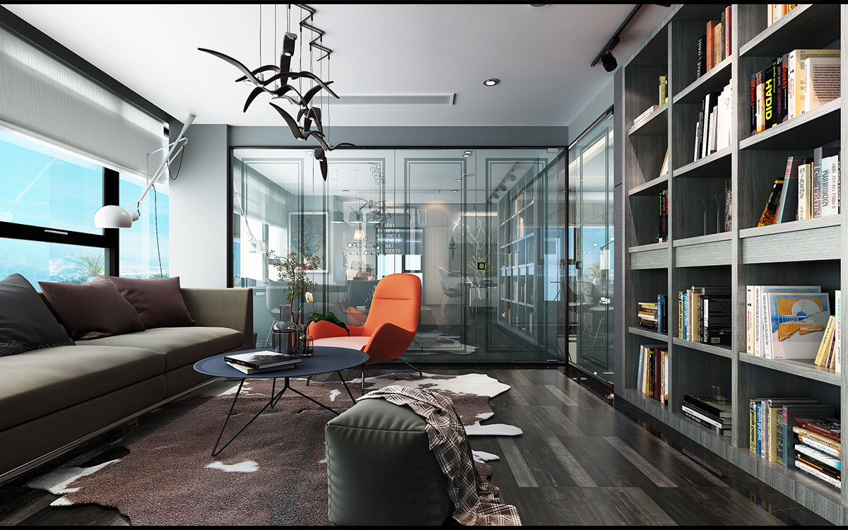 210平米中牟办公室装修设计效果图