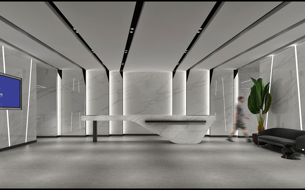 420平米中牟企业办公室设计效果图