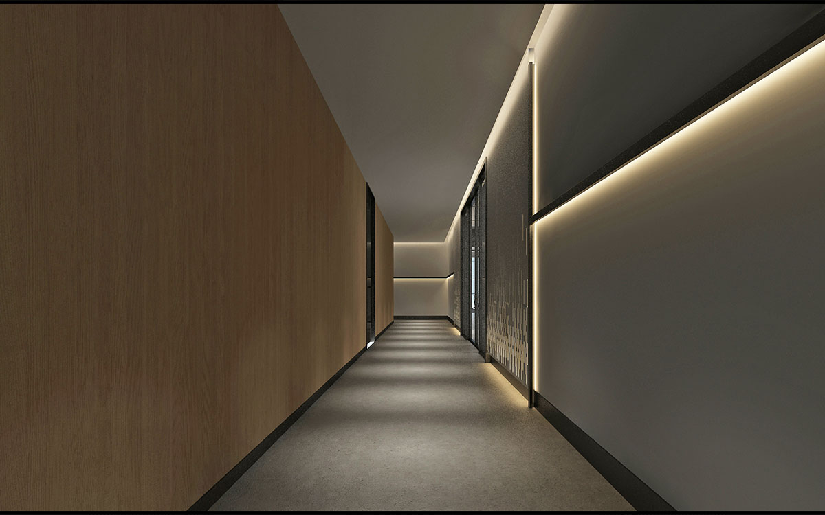 420平米中牟企业办公室设计效果图