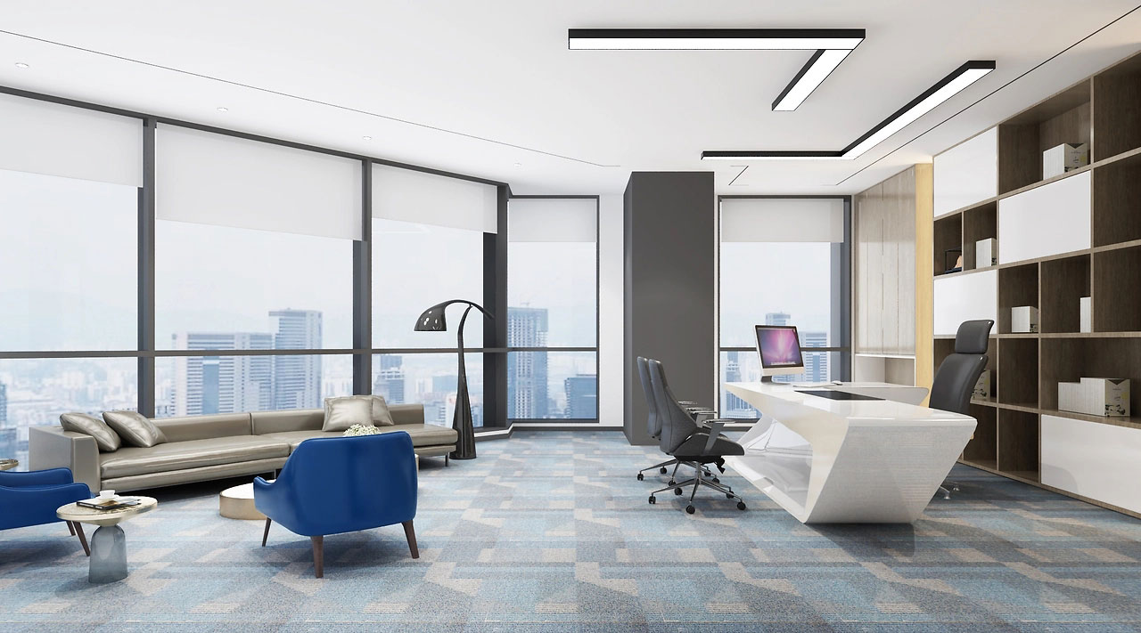 370平米中牟厂房办公室装修效果图