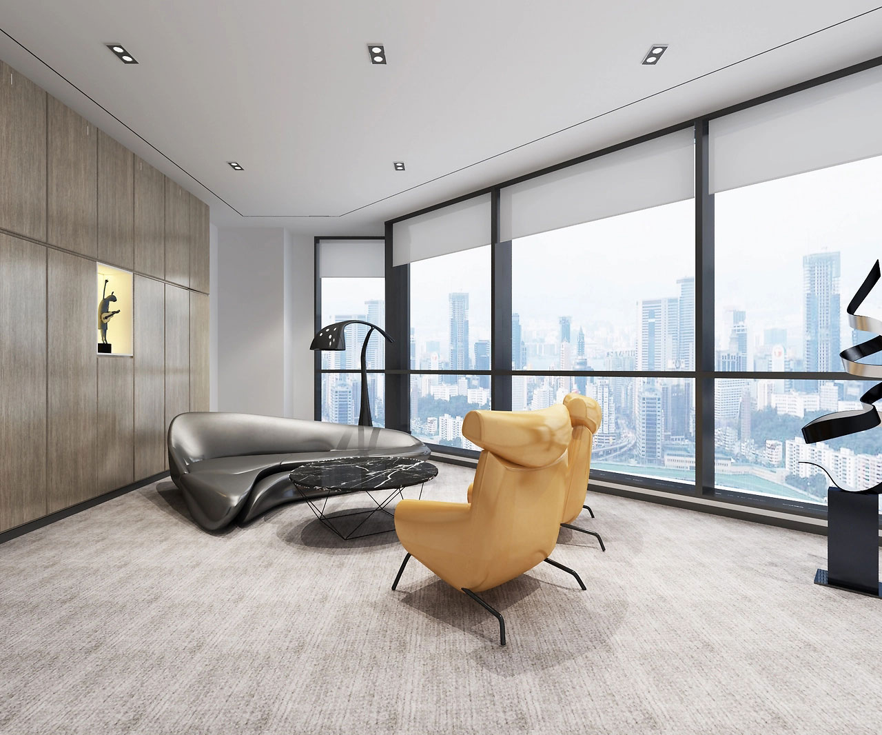 370平米中牟厂房办公室装修效果图