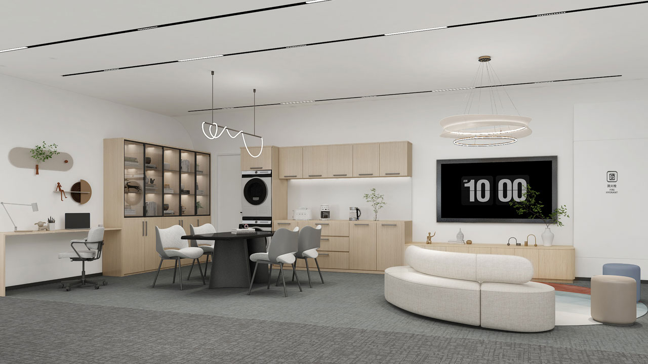 517平米中牟办公室装修设计效果图