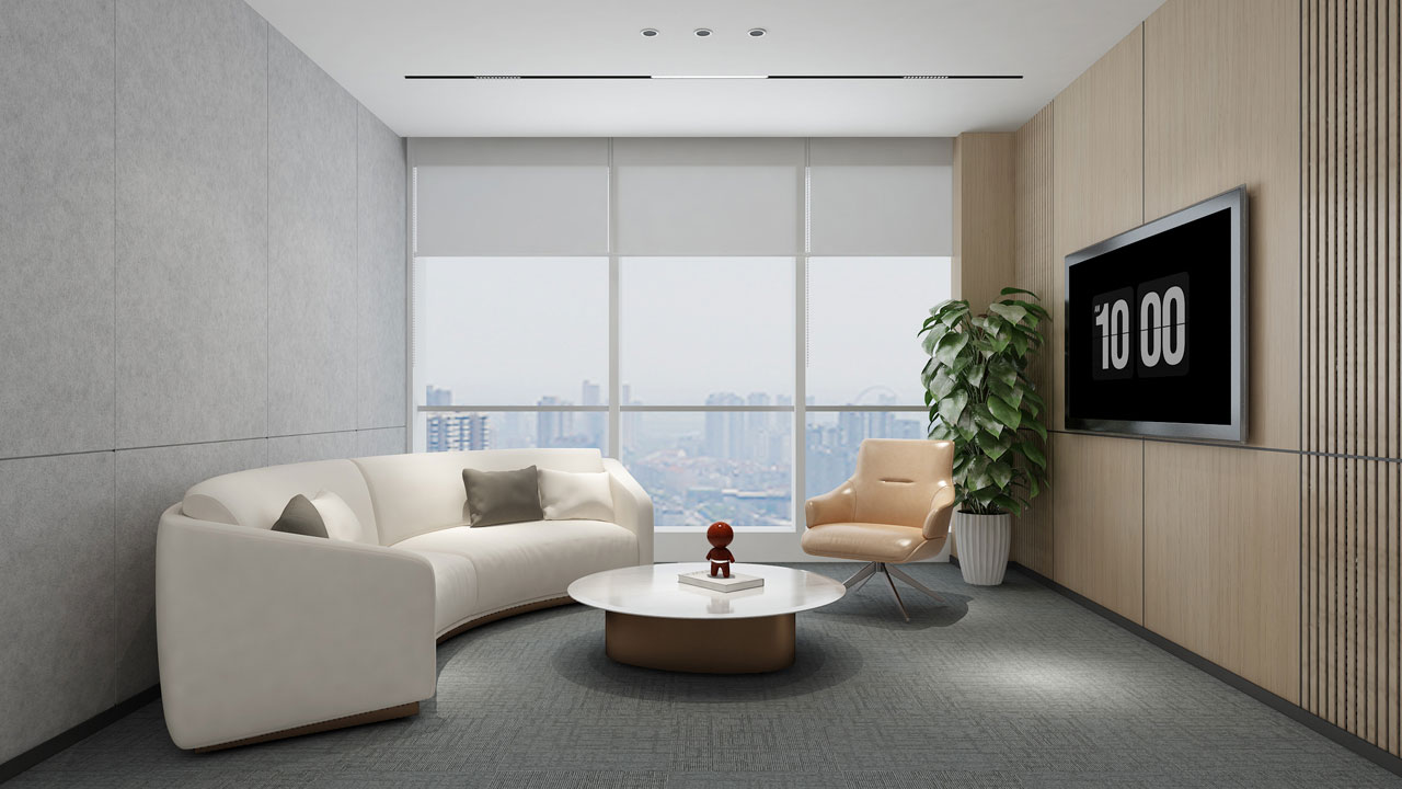 517平米中牟办公室装修设计效果图