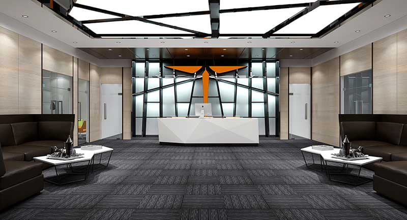 275平米中牟办公室装修施工效果图