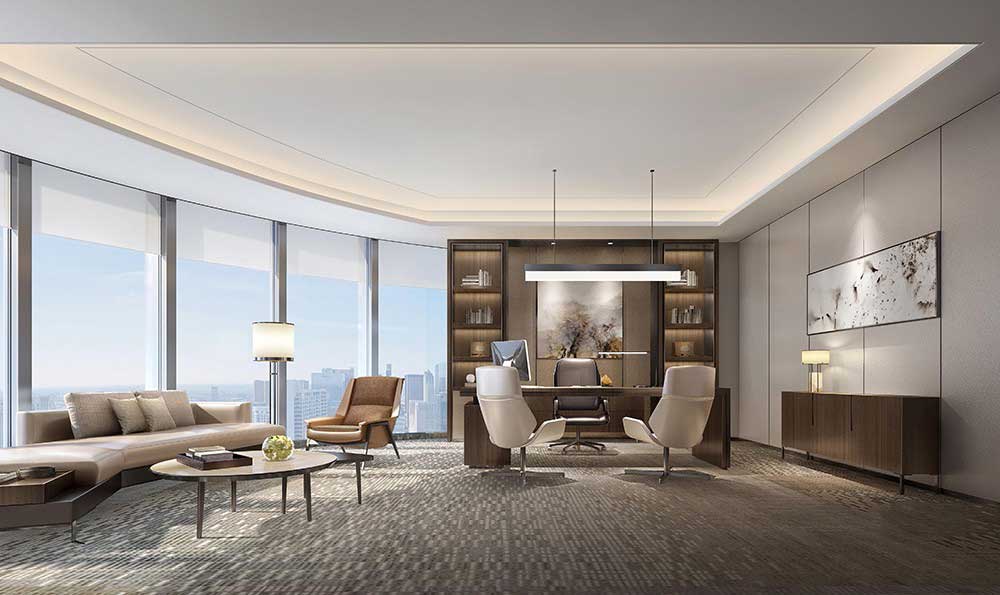 760平米中牟办公室装修设计效果图