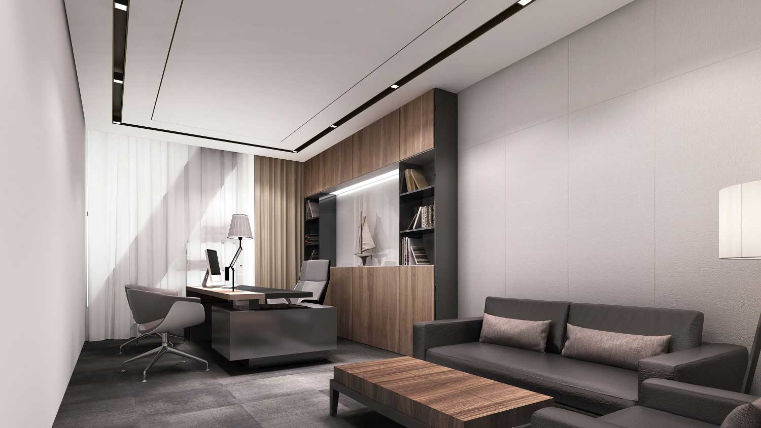 400平米中牟办公室装修设计效果图