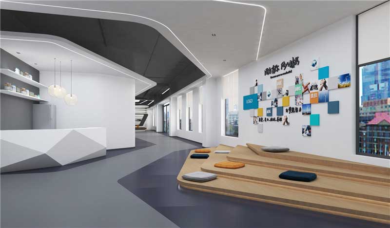 315平米中牟企业办公室装修设计效果图