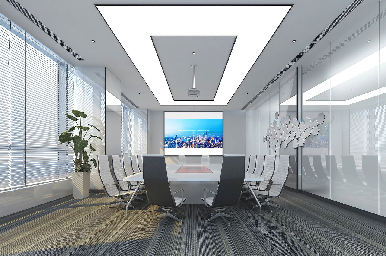 60平米中牟会议室装修设计效果图