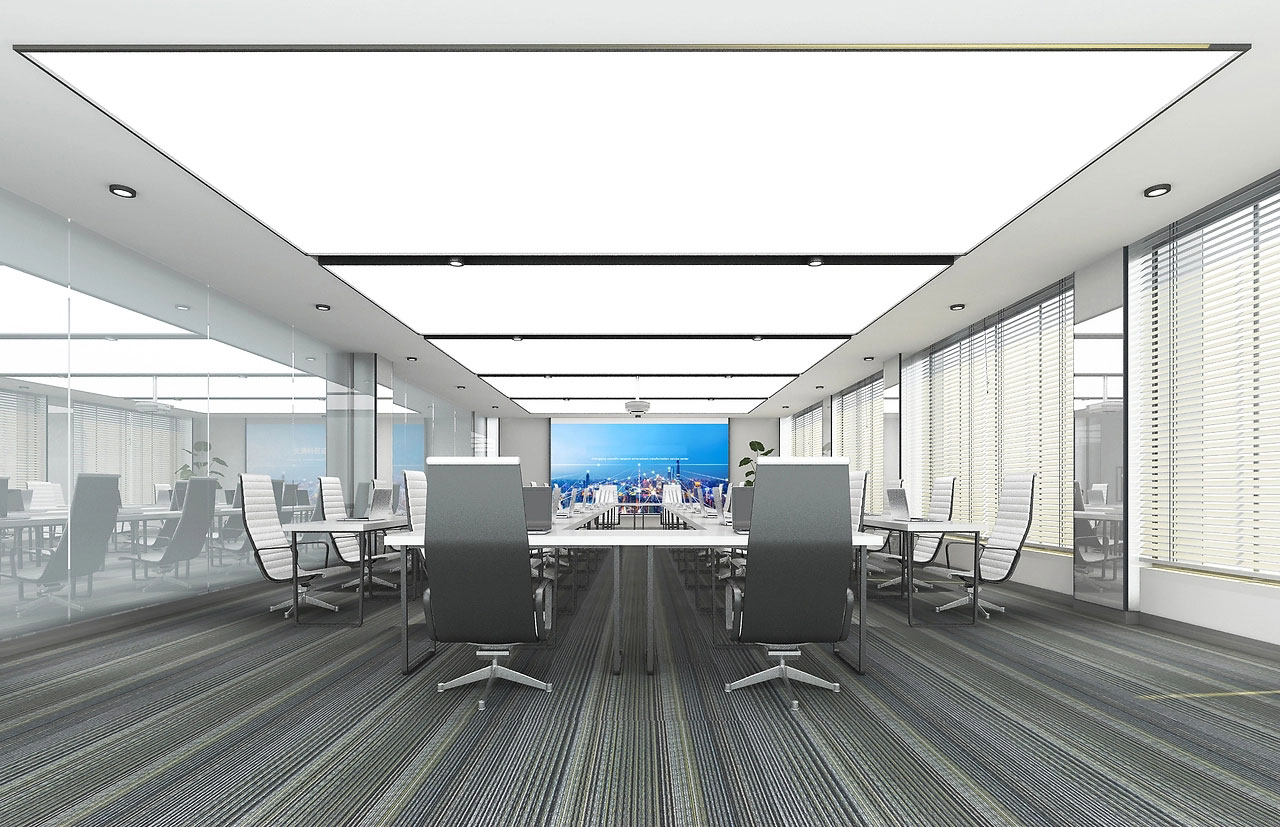 60平米中牟会议室装修设计效果图