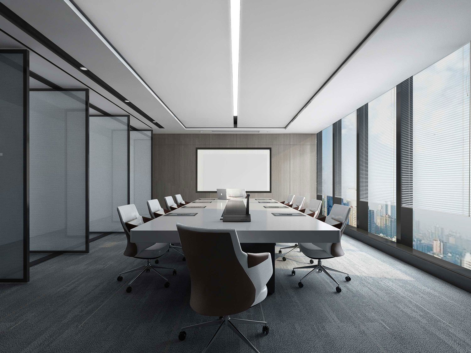 435平米中牟办公室装修设计效果图