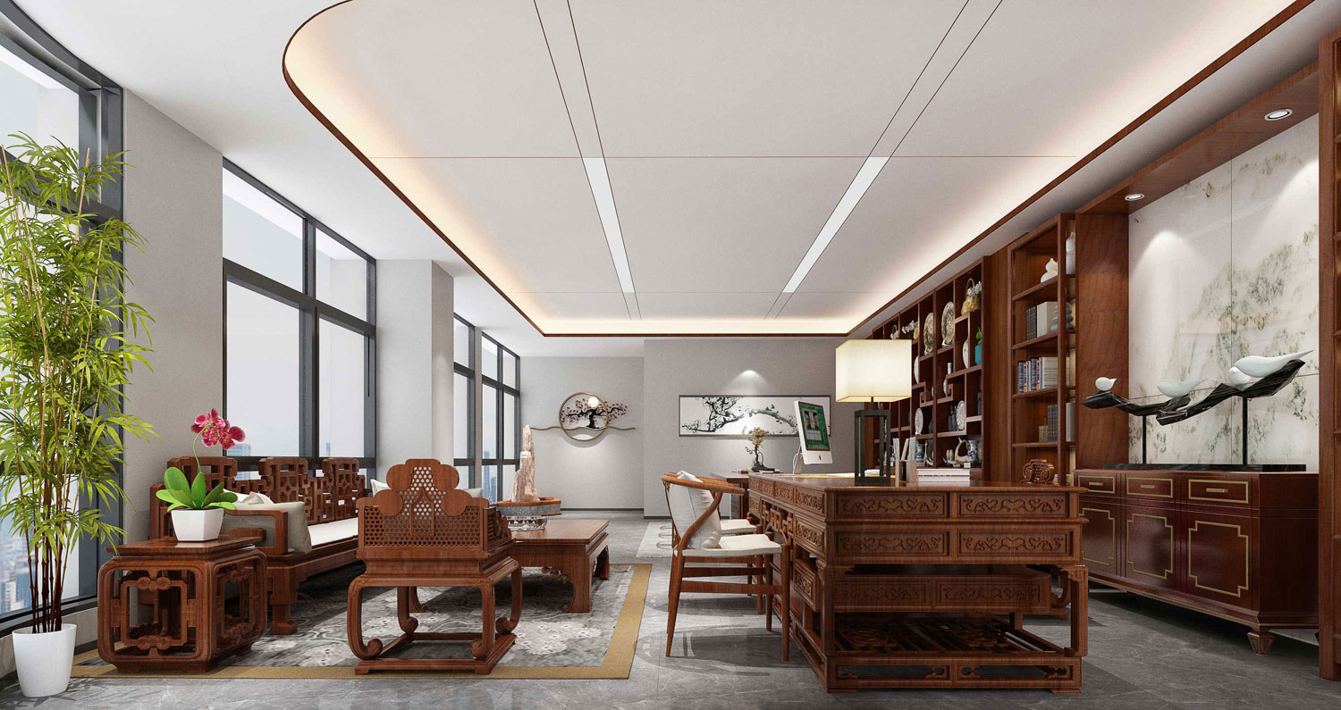 435平米中牟办公室装修设计效果图