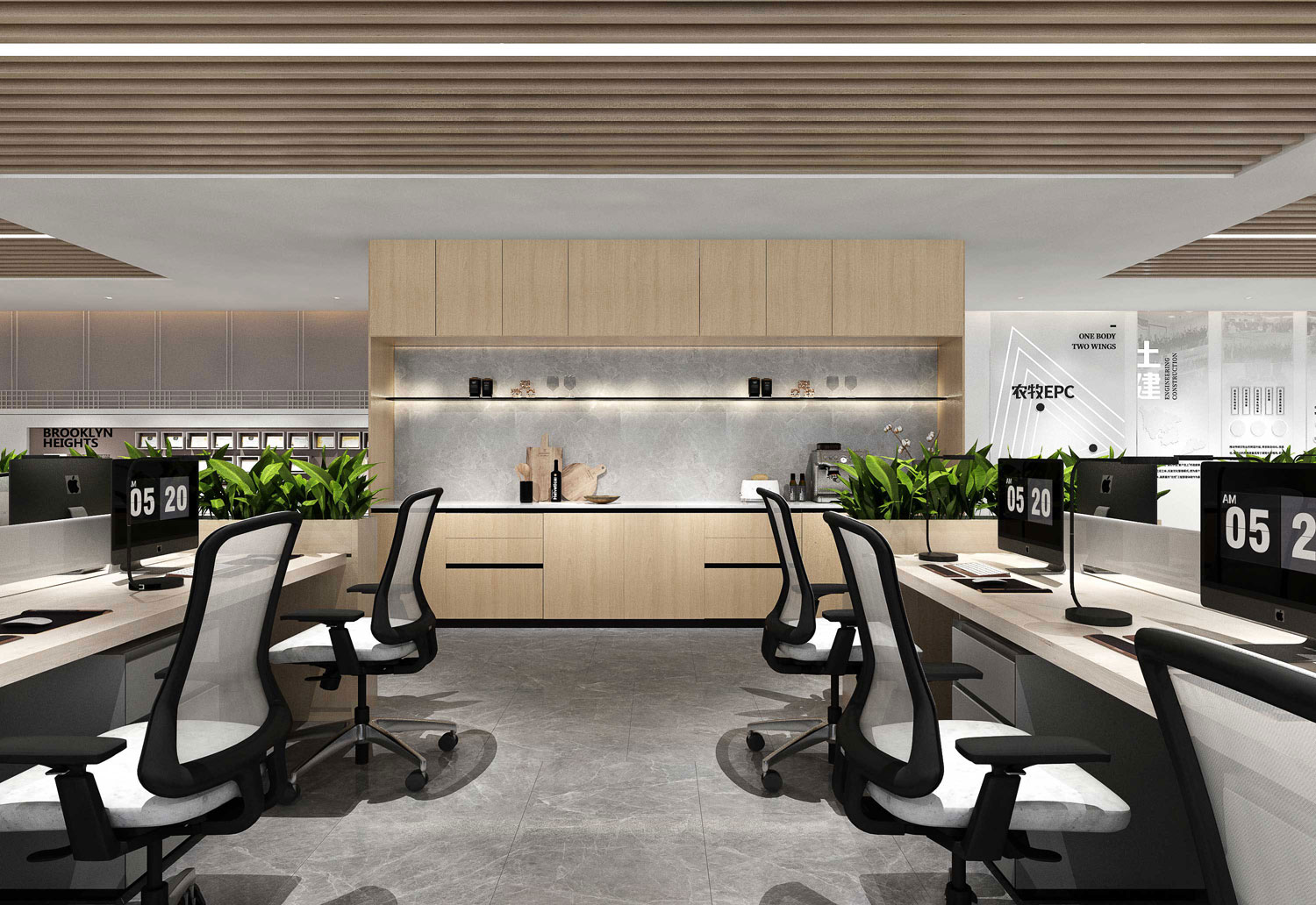 435平米中牟办公室装修设计效果图