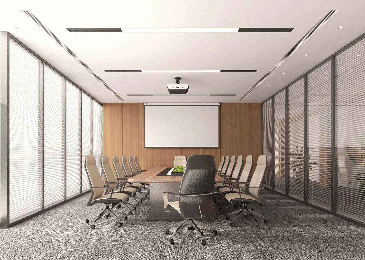 435平米中牟办公室装修设计效果图