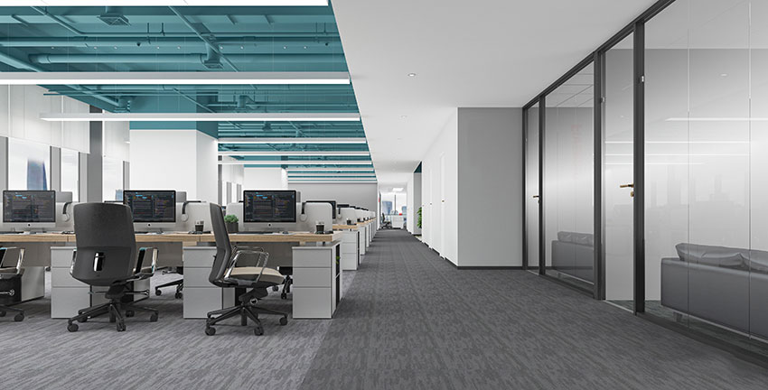 215平米中牟办公室装修设计效果图