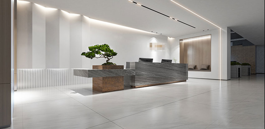 350平米中牟办公室装修施工效果图