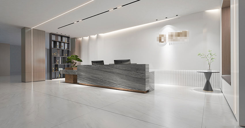 350平米中牟办公室装修施工效果图