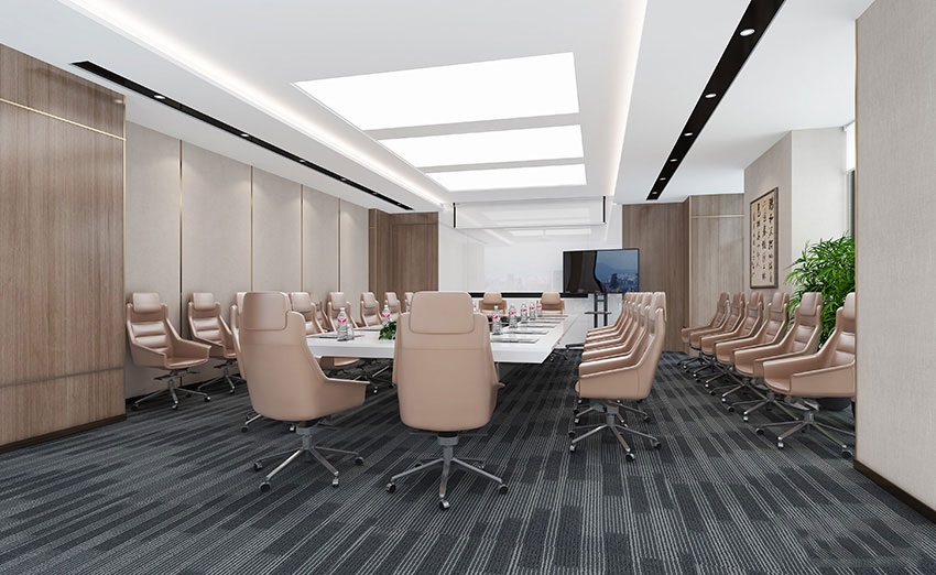 350平米中牟办公室装修施工效果图