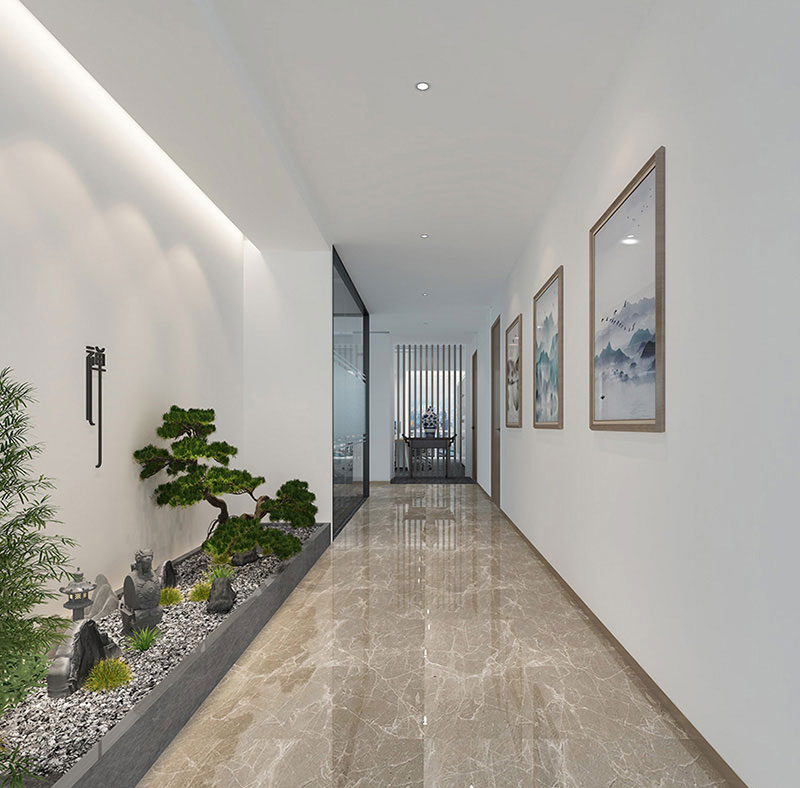 350平米中牟办公室装修施工效果图