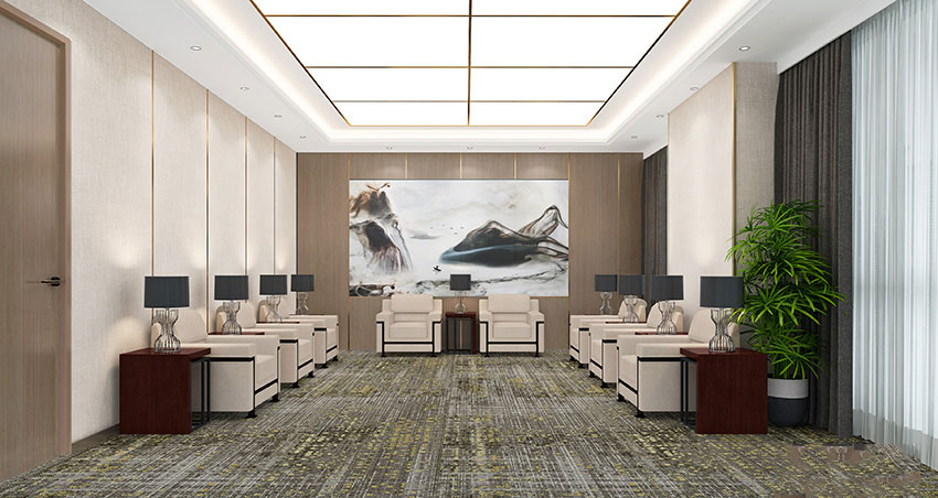350平米中牟办公室装修施工效果图