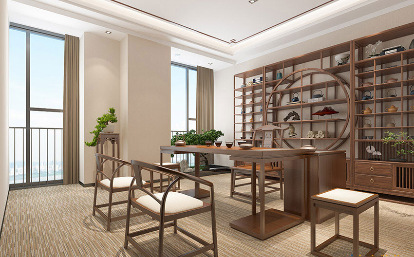 350平米中牟办公室装修施工效果图