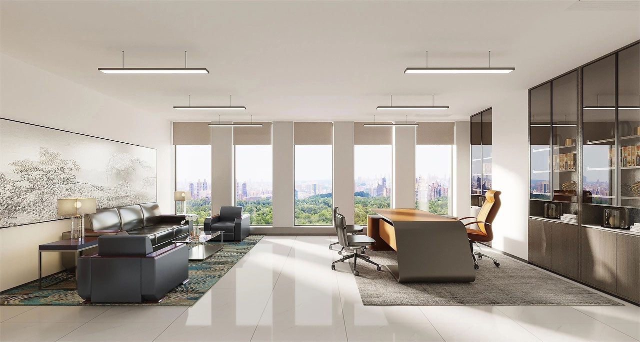 210平米中牟办公室设计装修效果图