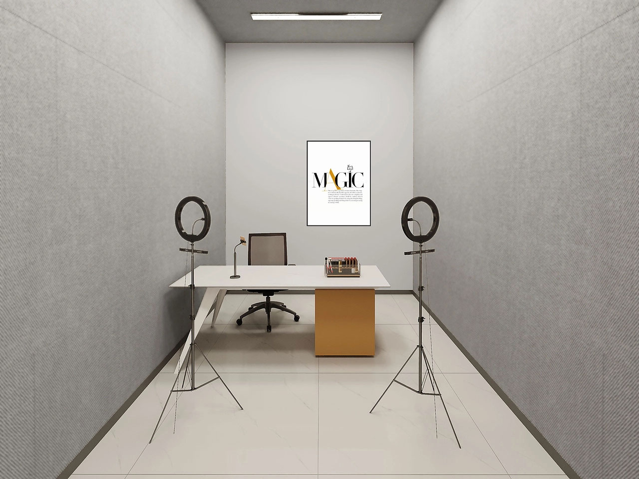 210平米中牟办公室设计装修效果图