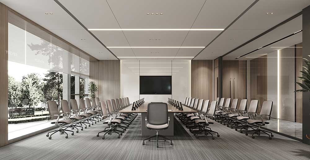 475平米中牟企业办公室设计效果图