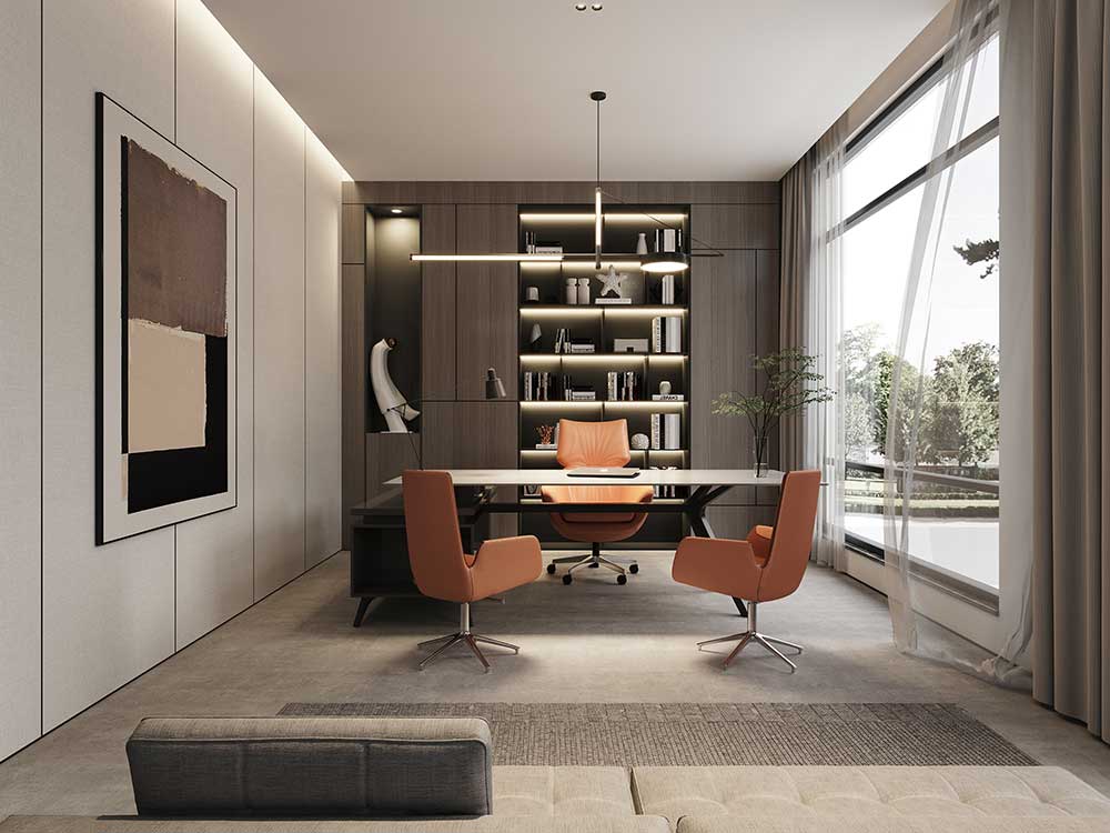 475平米中牟企业办公室设计效果图