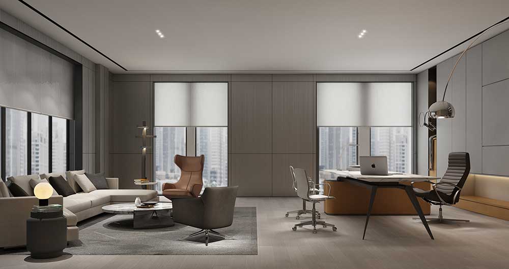 475平米中牟企业办公室设计效果图