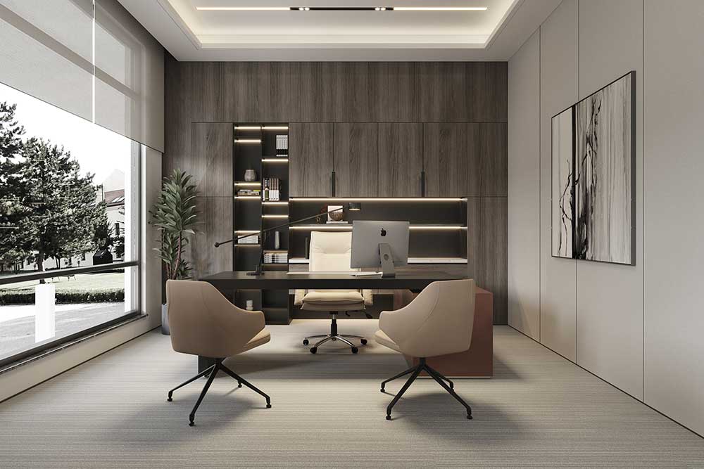 475平米中牟企业办公室设计效果图