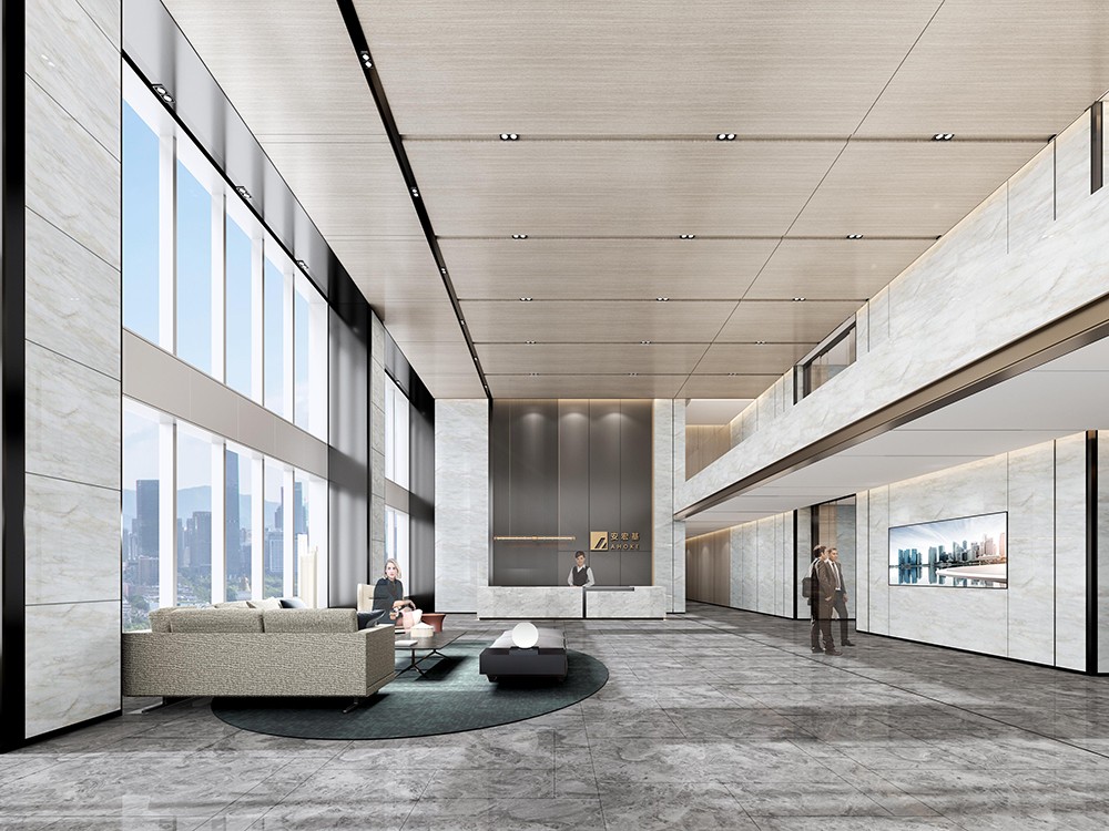 2000平米中牟办公楼装修设计效果图