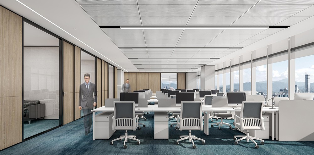 2000平米中牟办公楼装修设计效果图