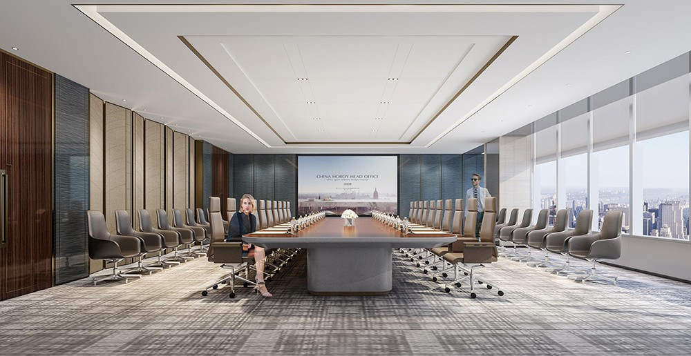 2000平米中牟办公楼装修设计效果图