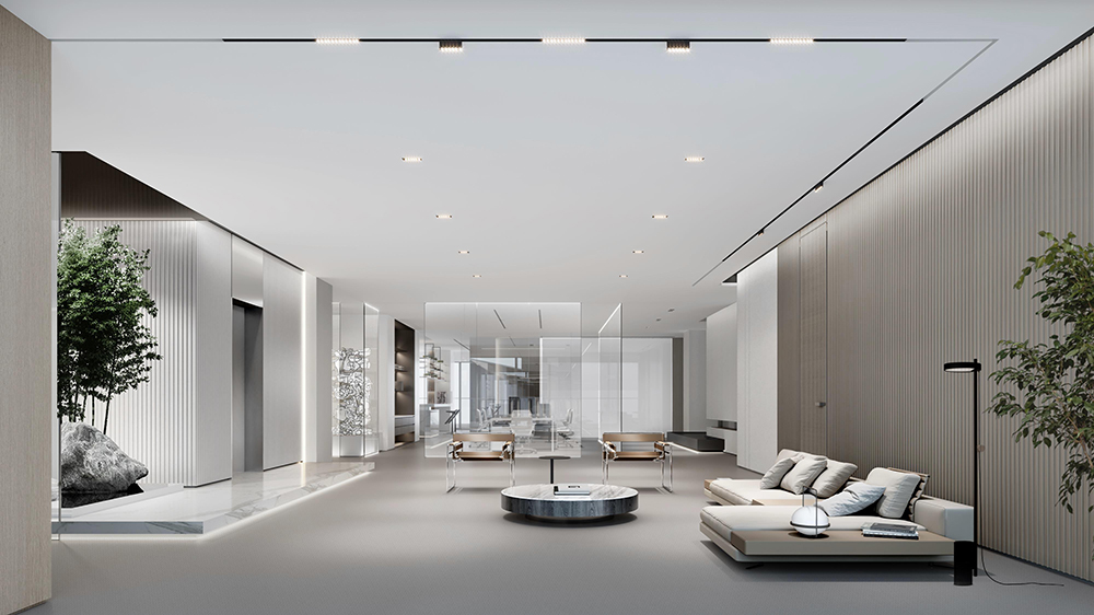 1800平米中牟企业办公楼设计效果图