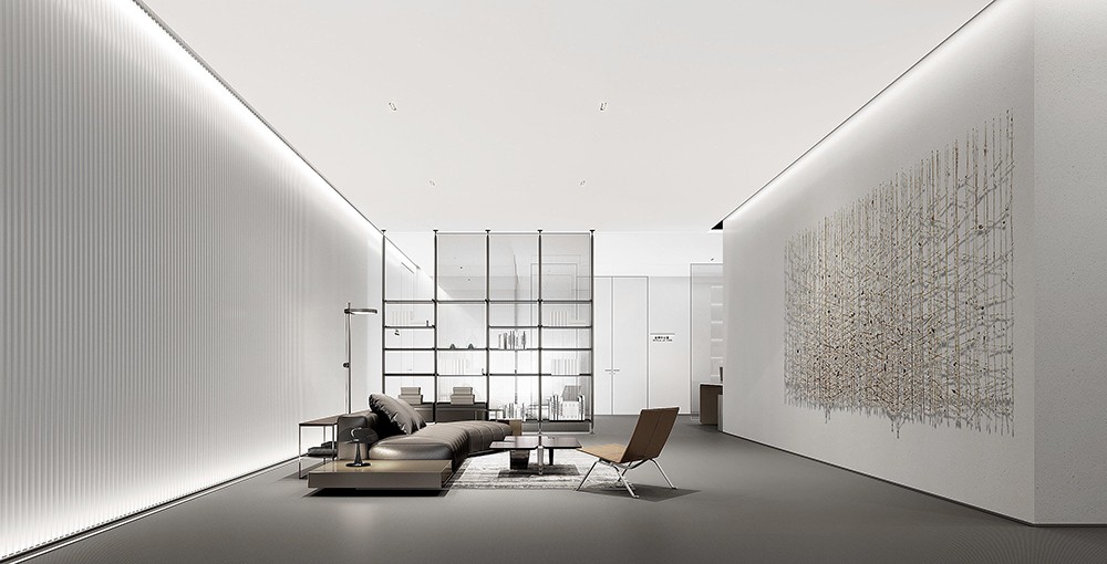 1800平米中牟企业办公楼设计效果图