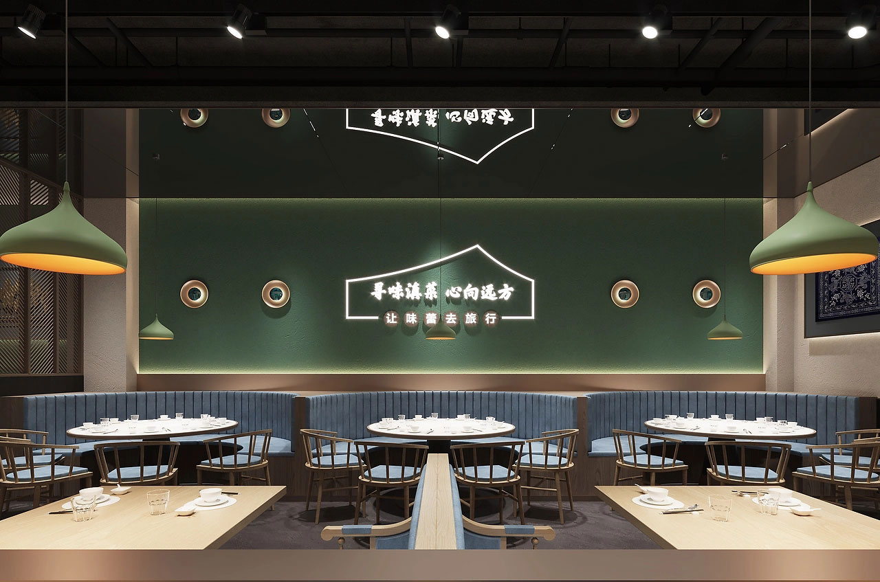 230平米中牟中餐厅装修设计效果图