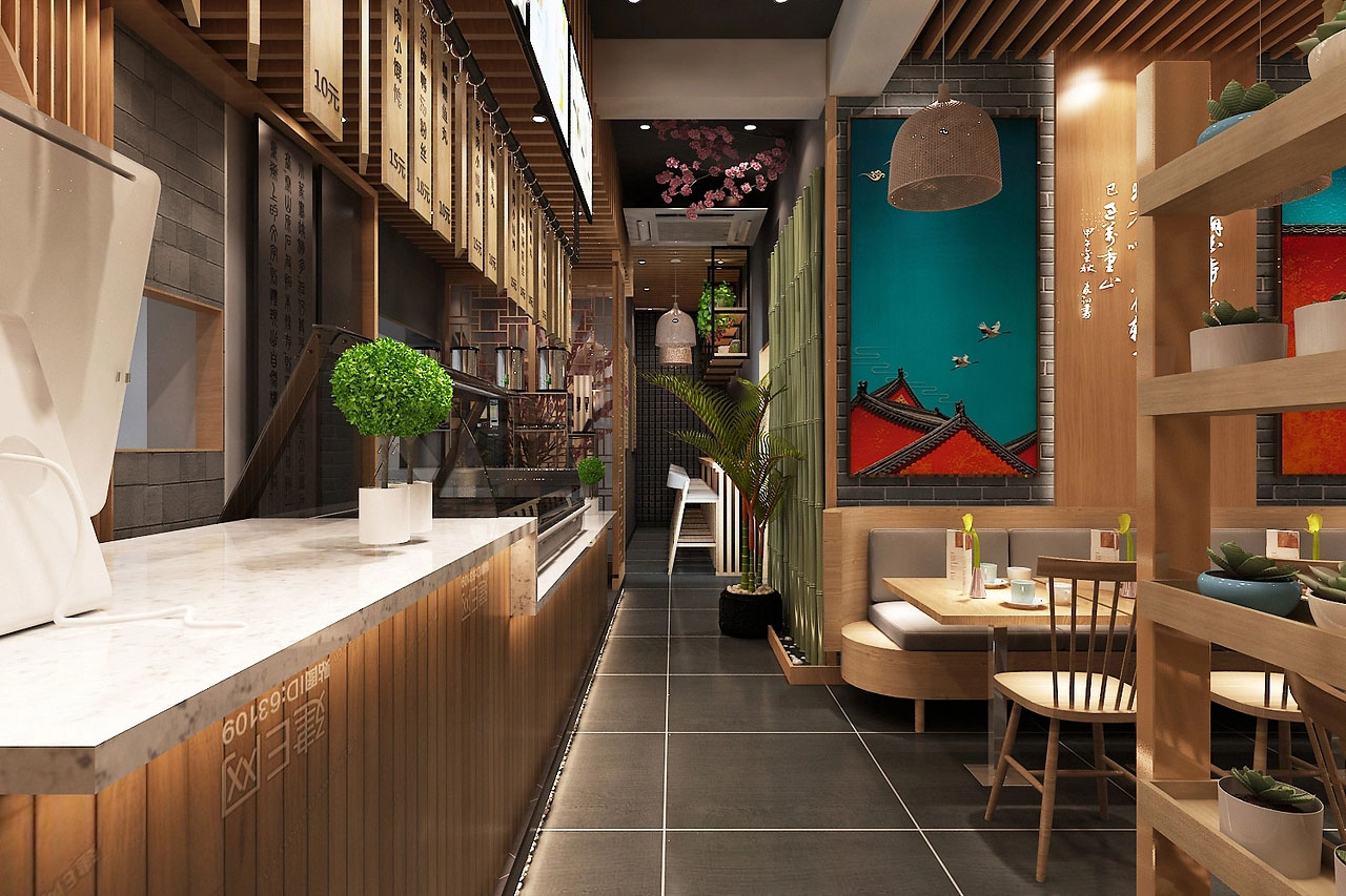 320平米中牟中餐馆装修设计效果图