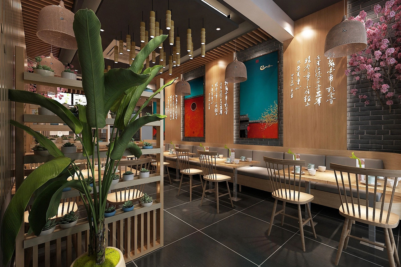 320平米中牟中餐馆装修设计效果图