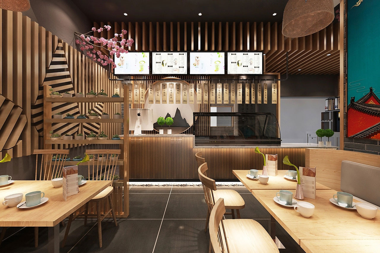 320平米中牟中餐馆装修设计效果图