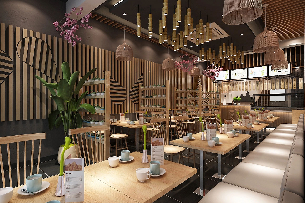 320平米中牟中餐馆装修设计效果图