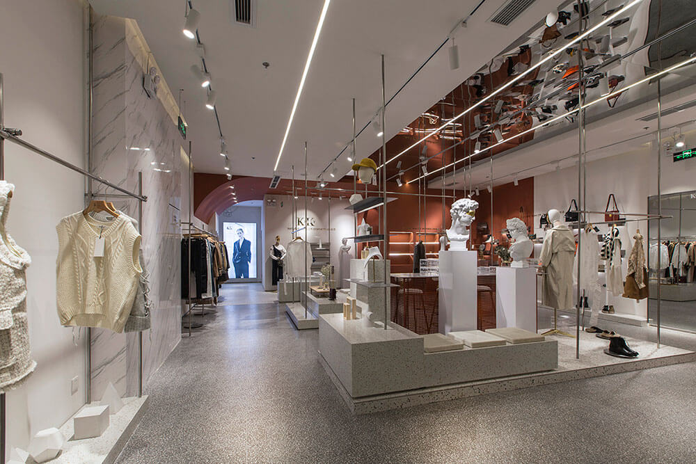 180平米中牟服装店面装修设计效果图