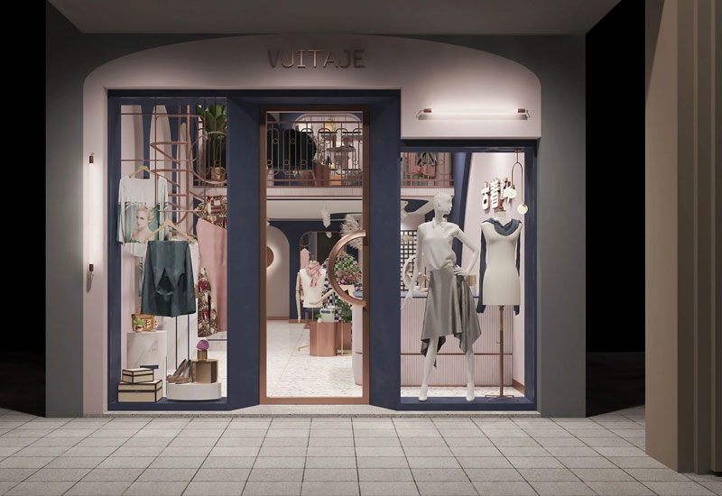 45平米中牟服装店装修设计效果图