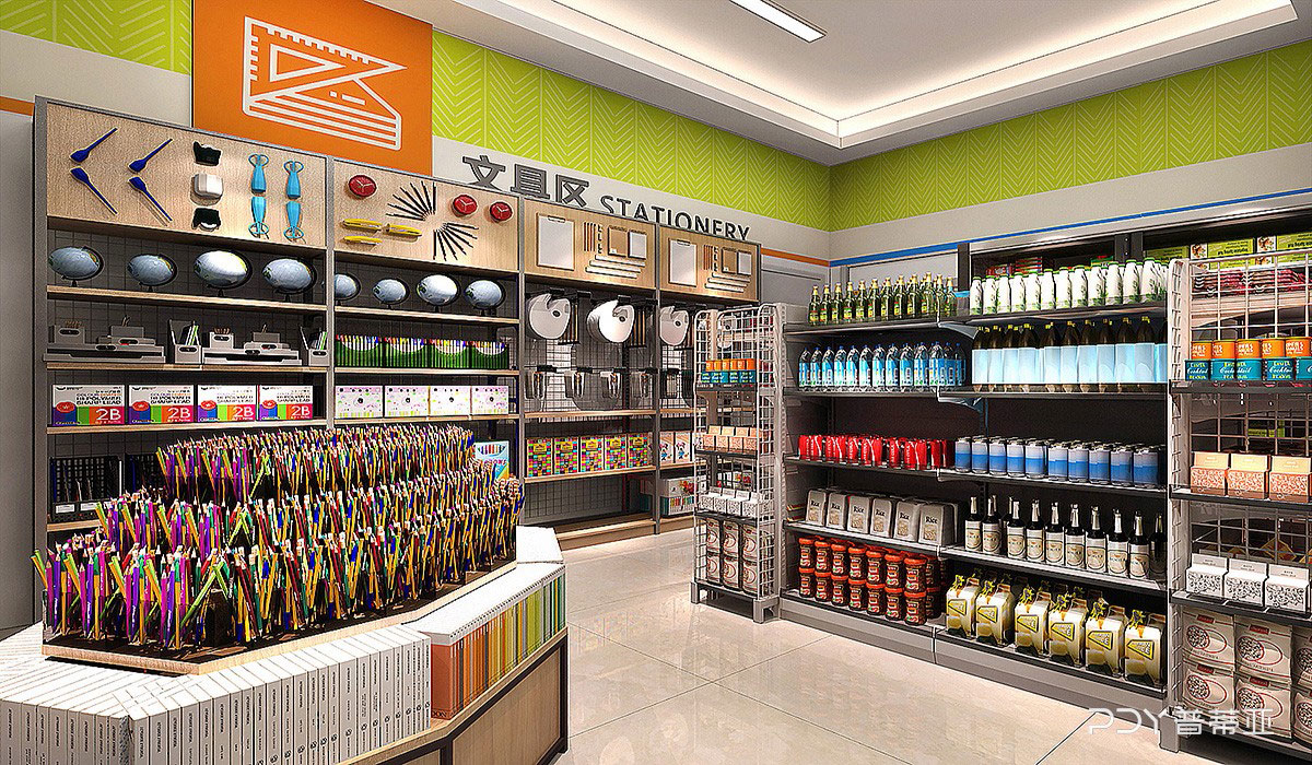 65平米中牟便利店装修设计效果图