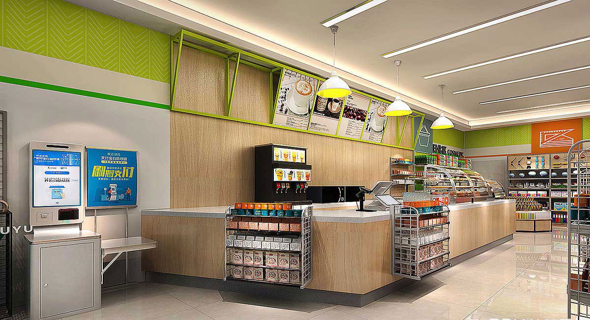 65平米中牟便利店装修设计效果图