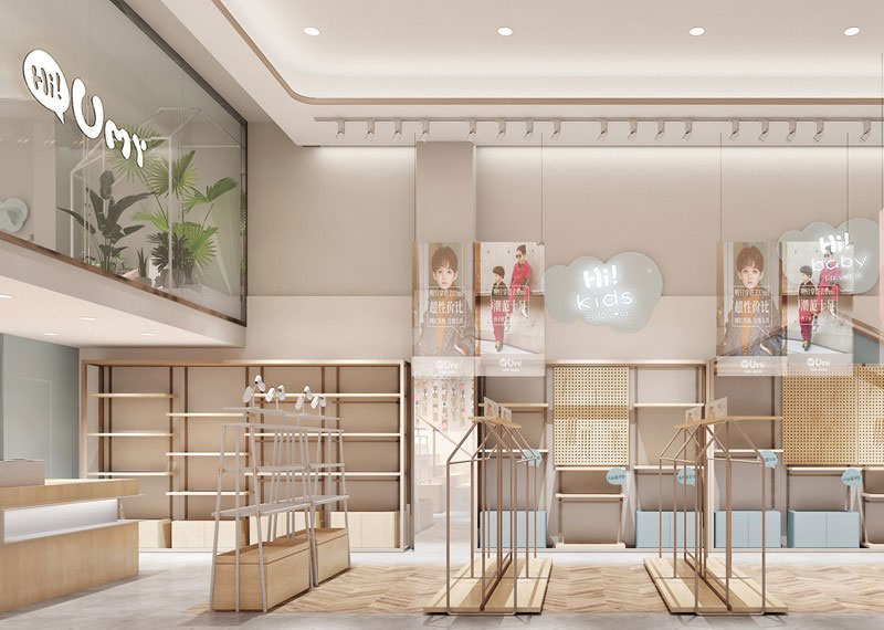 60平米中牟童装店面设计效果图