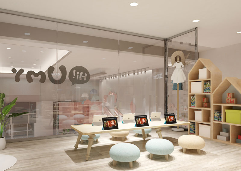 60平米中牟童装店面设计效果图