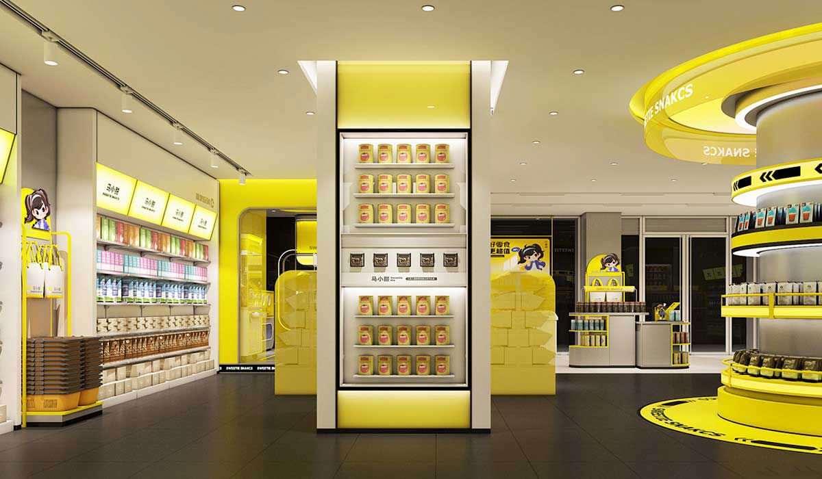 80平米中牟零食便利店设计效果图