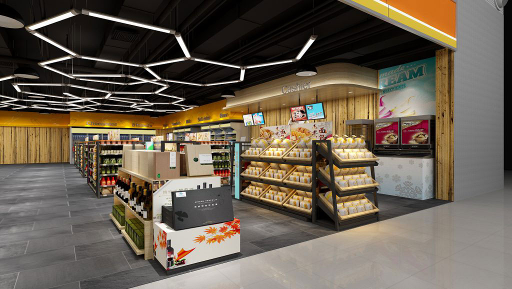 110平米中牟便利店装修设计效果图