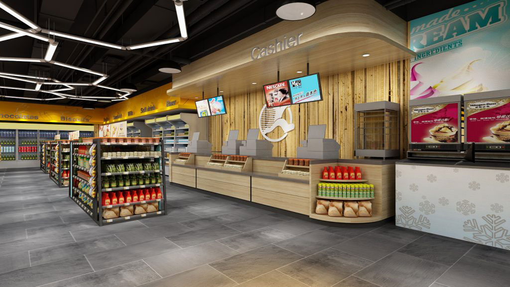 110平米中牟便利店装修设计效果图